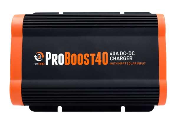 BMPRO Proboost 40 DcDc 12volt Charger with Solar input - Everything Caravans
