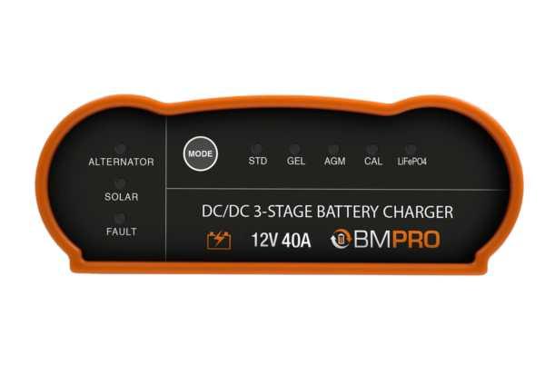 BMPRO Proboost 40 DcDc 12volt Charger with Solar input - Everything Caravans