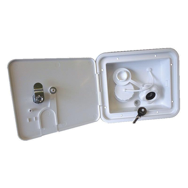 Dual Lockable Water Filler W/Plastic Valve Jayco - Everything Caravans