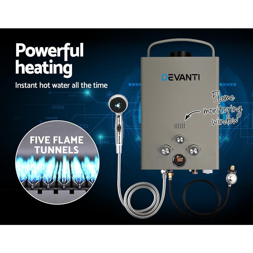 Gas Hot Water Heater Portable Shower Lpg - Everything Caravans