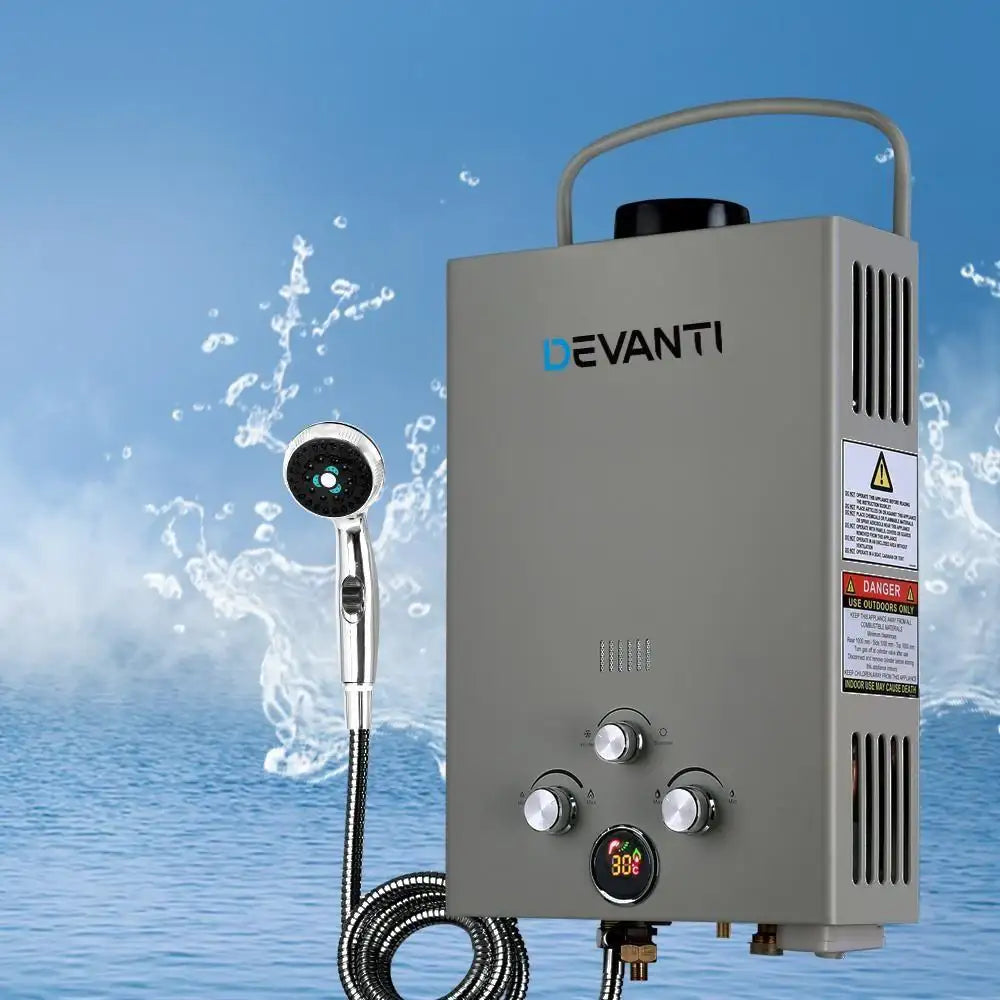 Gas Hot Water Heater Portable Shower Lpg - Everything Caravans