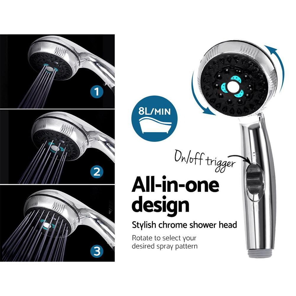 Devanti Outdoor Gas Hot Water Heater Portable Shower Camping LPG Caravan Pump - Everything Caravans