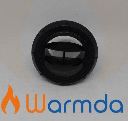 Directional Air Outlet - Closable - Aircon and Diesel Heaters 60-65mm Black - Everything Caravans