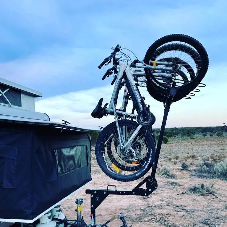 Dirty Possum Vertical Bike Racks E-Bike Holder - Everything Caravans
