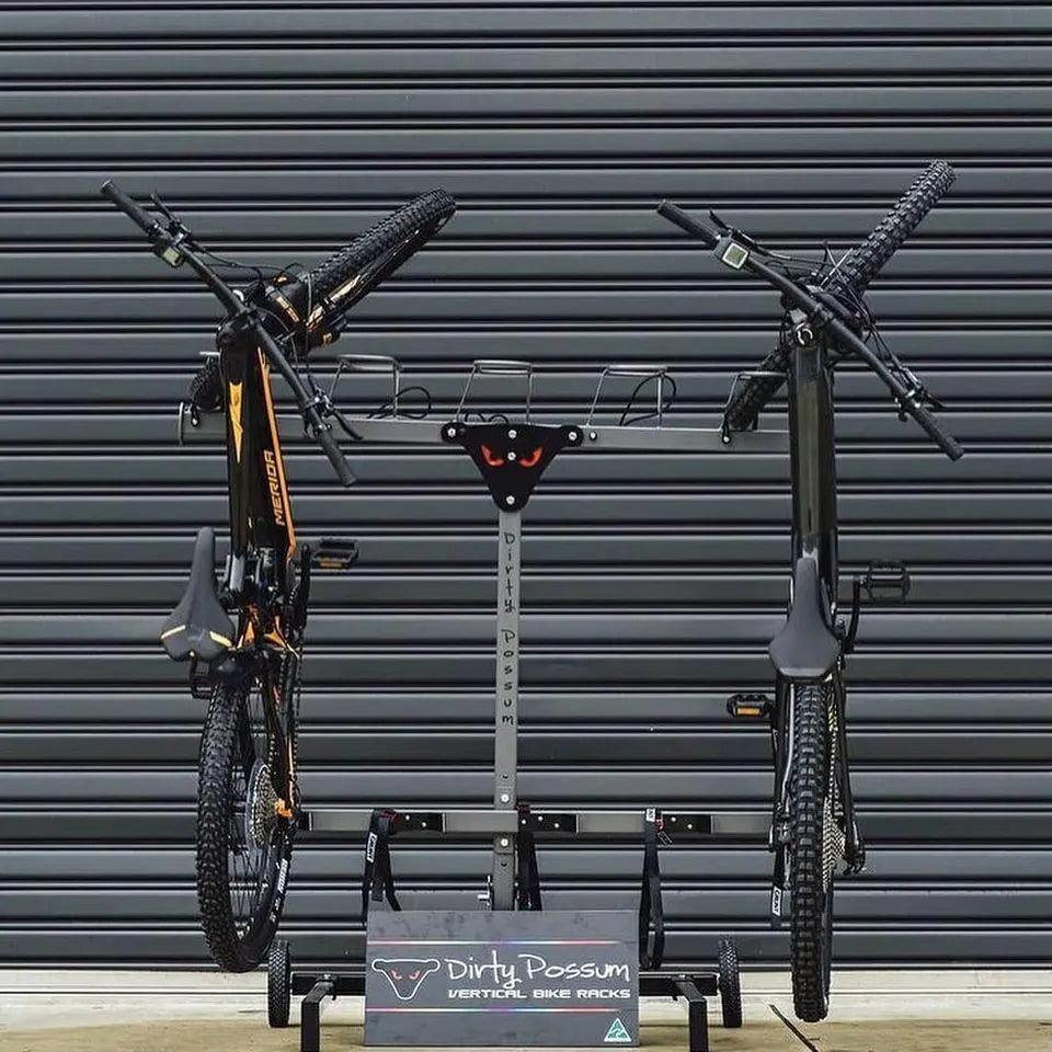 Dirty Possum Vertical Bike Racks E-Bike Holder - Everything Caravans