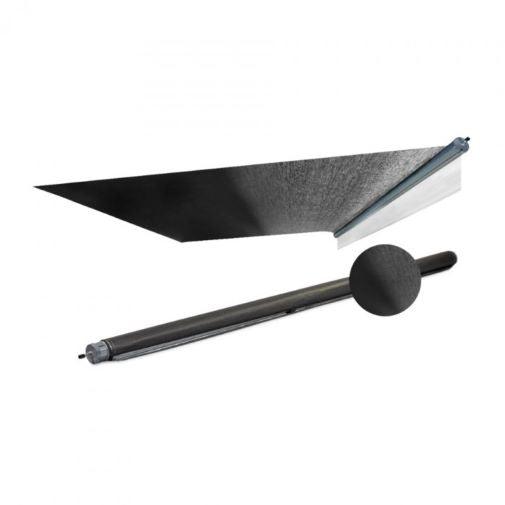 Dometic 8700 Awning 14" Charcoal Black - Roller Tube and Fabric Only - Everything Caravans