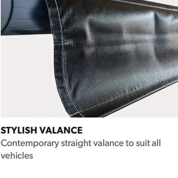 Dometic 8700 Charcoal Black Awning 16' Fabric on Roll - Everything Caravans