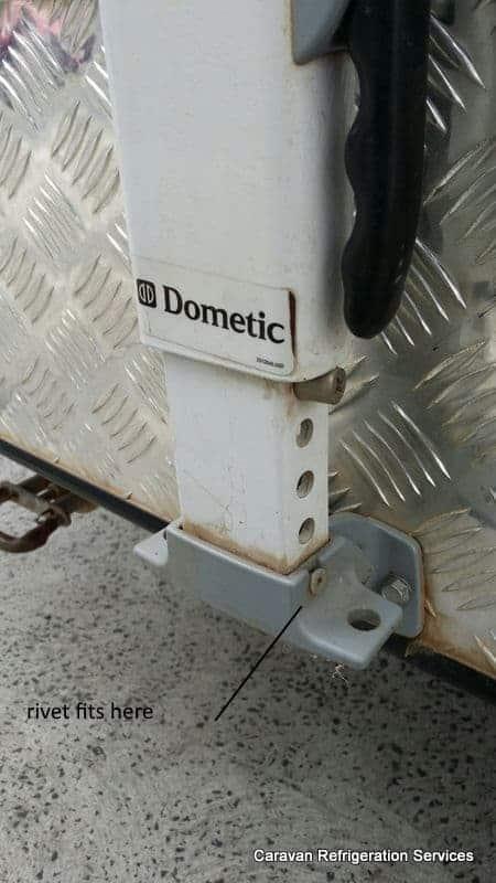 Dometic Awning Foot Rivets Semi-Tube - pair - Everything Caravans