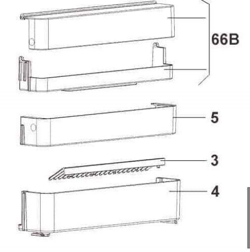 Dometic Lower Door Shelf RMD8551 RMD8501 RMD8555 - Everything Caravans