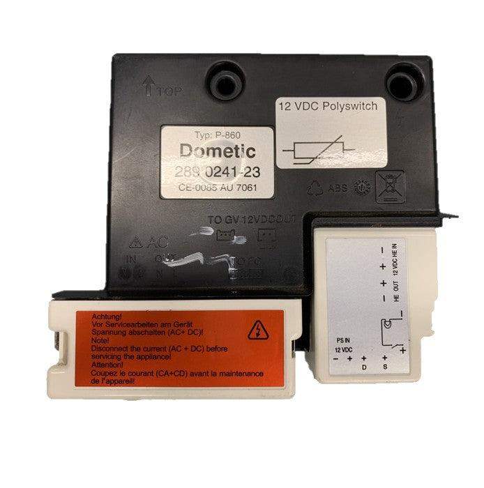 Dometic RMD8555 and RMDX Main PCB Mounted At Rear of Fridge - Everything Caravans