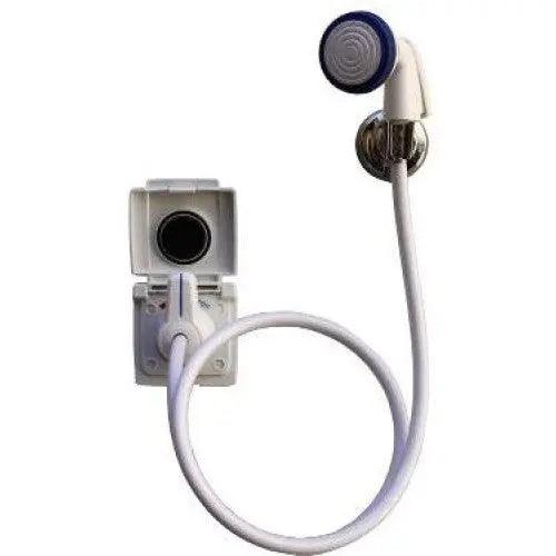 Ezy RV Exterior Shower Outlet White - Everything Caravans