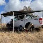 Eezi-Awn Dragonfly Mini 180 Awning 1.9M Freestanding Left Side Mount Grey - Black Friday Sale - Everything Caravans