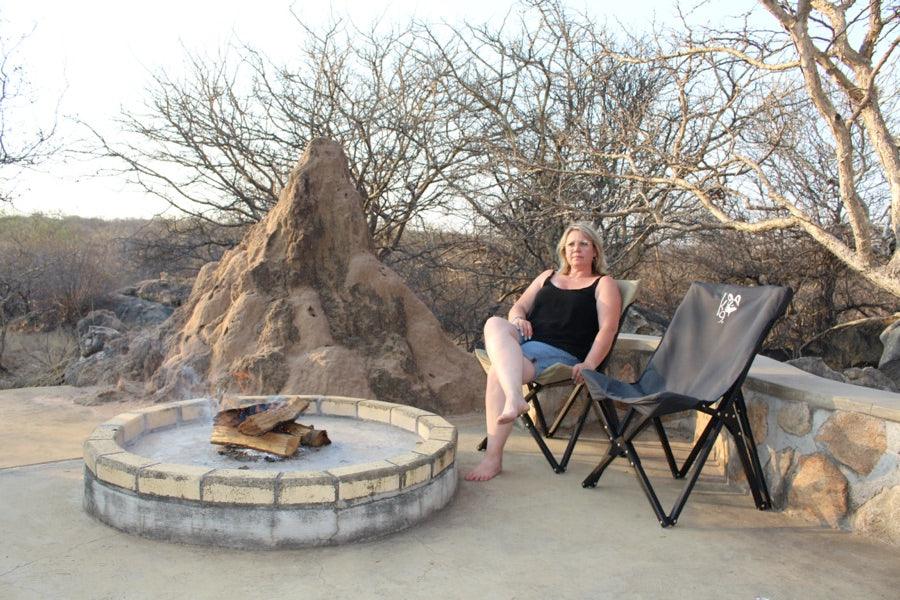 Eezi-Awn Fold a Chair Charcoal a Very Sturdy Chair - Black Friday Sale - Everything Caravans