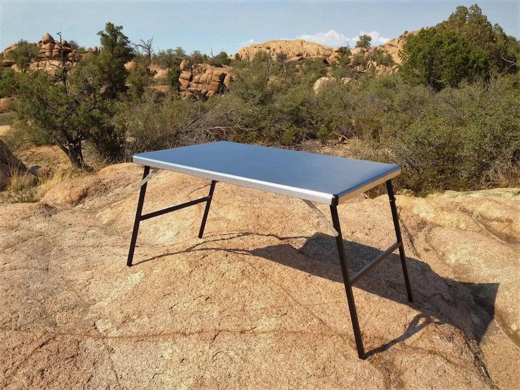 Eezi-Awn K9 Tables with Stainless Steel Top and Aluminium Legs - Everything Caravans