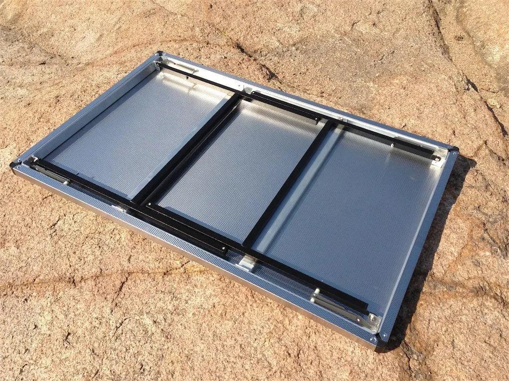 Eezi-Awn K9 Tables with Stainless Steel Top and Aluminium Legs - Everything Caravans