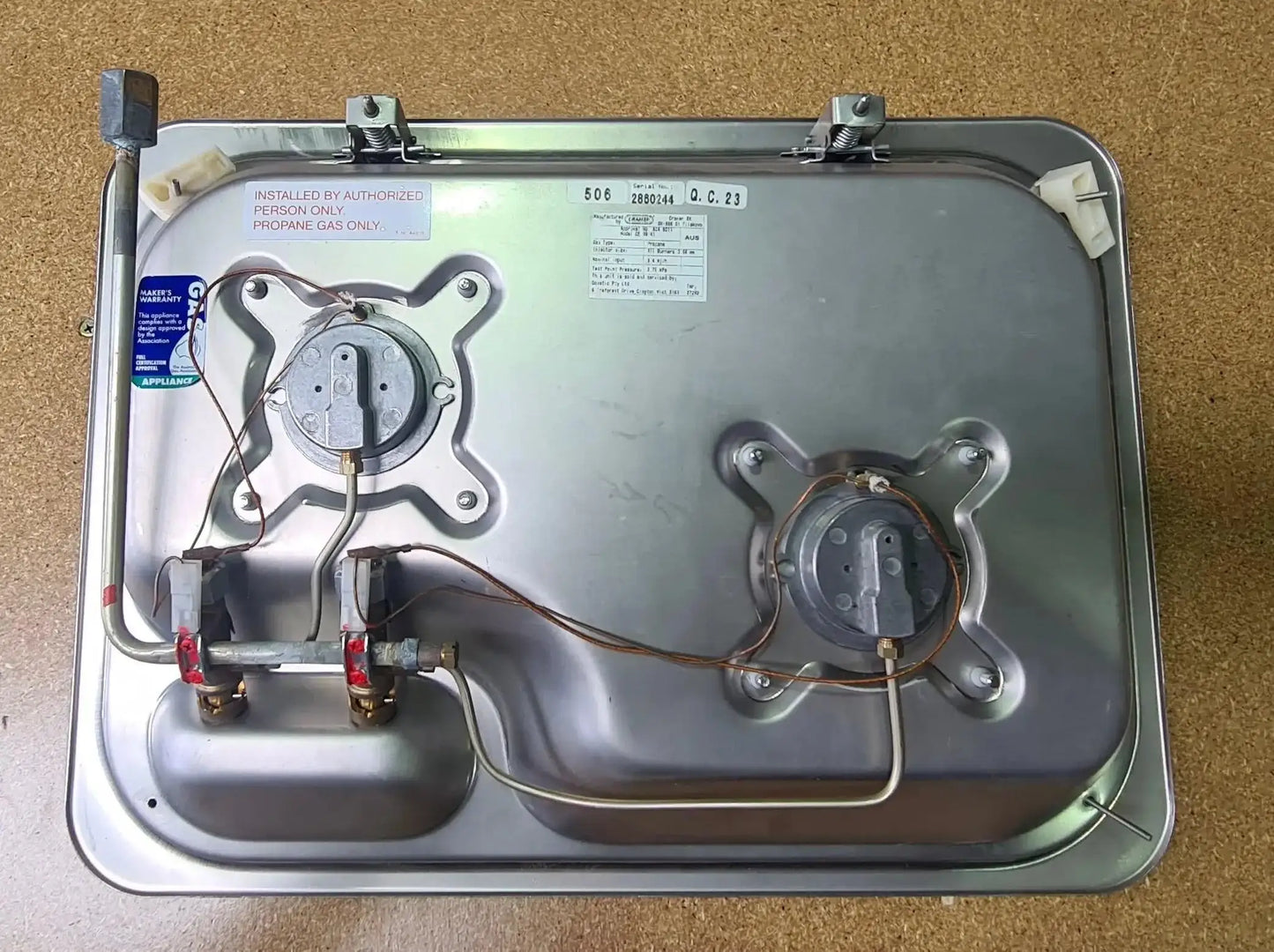Ex-Display 2 Burner Cramer Cooker - Everything Caravans