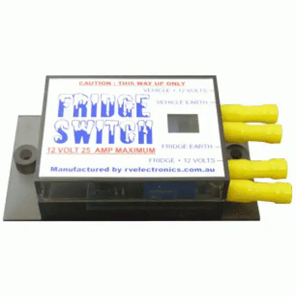 Fridgeswitch 12volt 25 amps Auto 3-Way Fridge on and Off - Everything Caravans