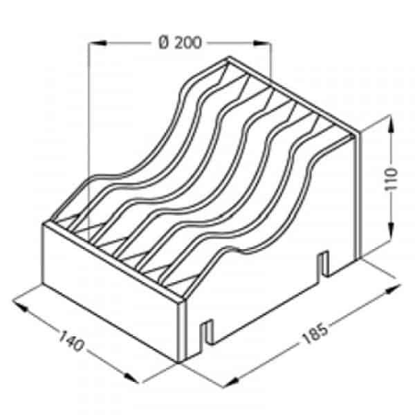 Froli Holder for Plates Saucers in Caravan - Everything Caravans
