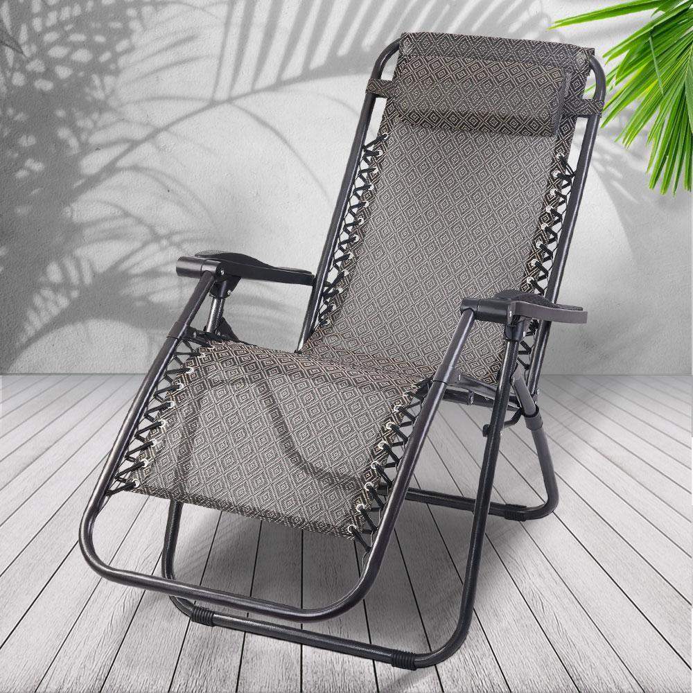 Zero Gravity Recliner Chairs Beige - Everything Caravans