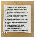 Gas Cylinder Safety instruction Sticker - Everything Caravans