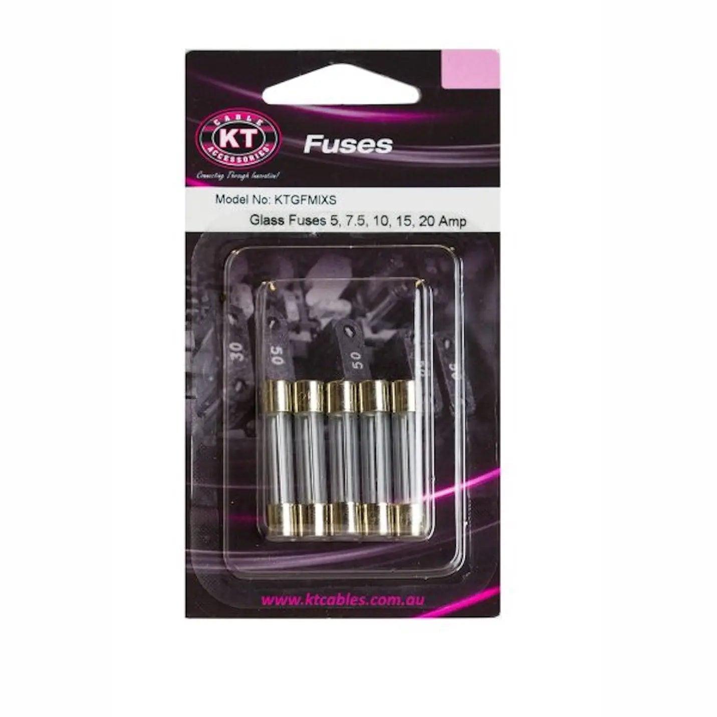 Glass Fuses 57.5101520 amp - Everything Caravans