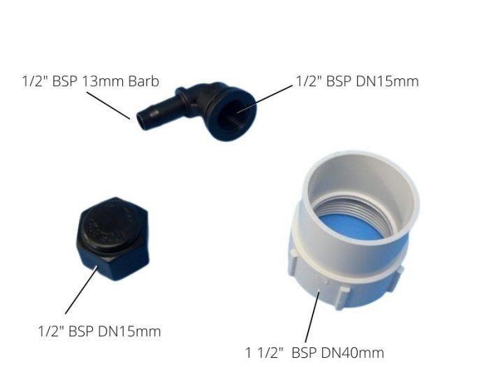 Grey Water Tank fittings 110Lt Water Tank - Grey Water - Everything Caravans