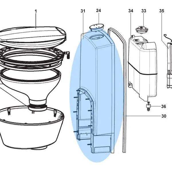 Dometic Housing for Rear Wall of CTS3110 CTS4110 - Everything Caravans