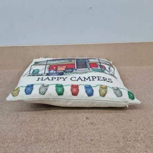 Happy Campers Pillow Cushion - Xpanda - Everything Caravans