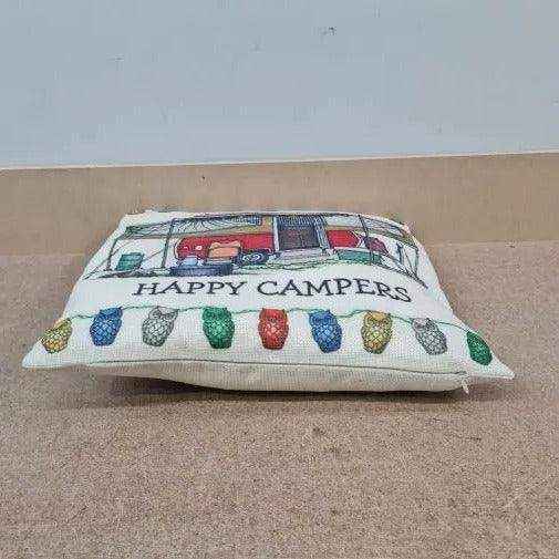 Happy Campers Pillow Cushion - Xpanda - Everything Caravans