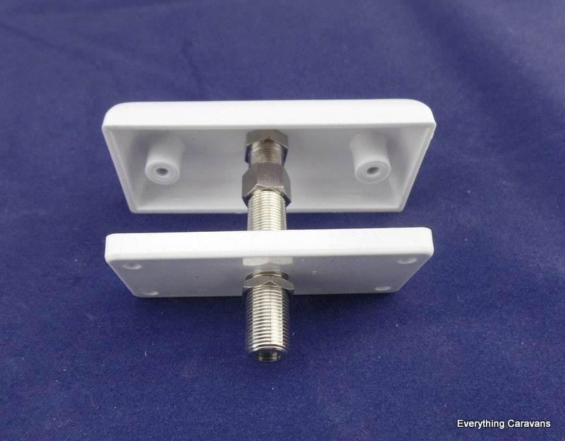 Happy Wanderer Thru-Van-Wall internal-External TV Cable Connection - Everything Caravans