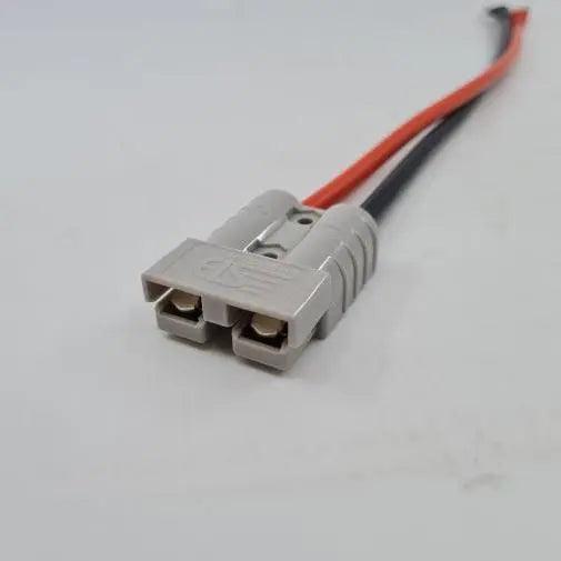 Anderson Plug with Cable to Connect to Battery with 8mm Eyelets. - Everything Caravans