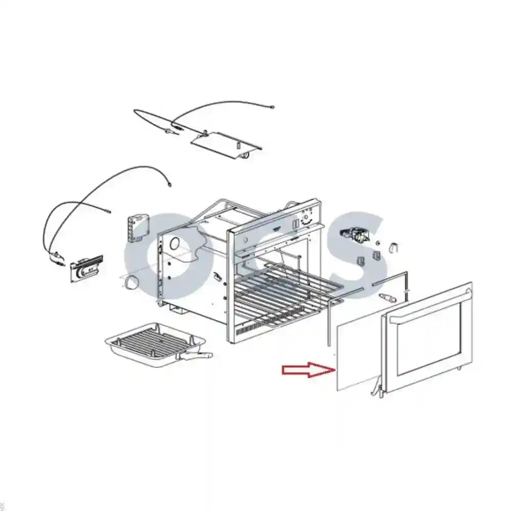 inner Glass Door Mk3 Caprice Triplex Was Smg1090 - Everything Caravans
