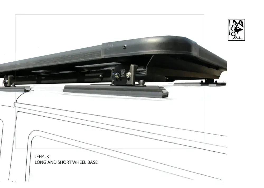 JK 5 Door K9 Roof Racks Expedition Quality - Everything Caravans