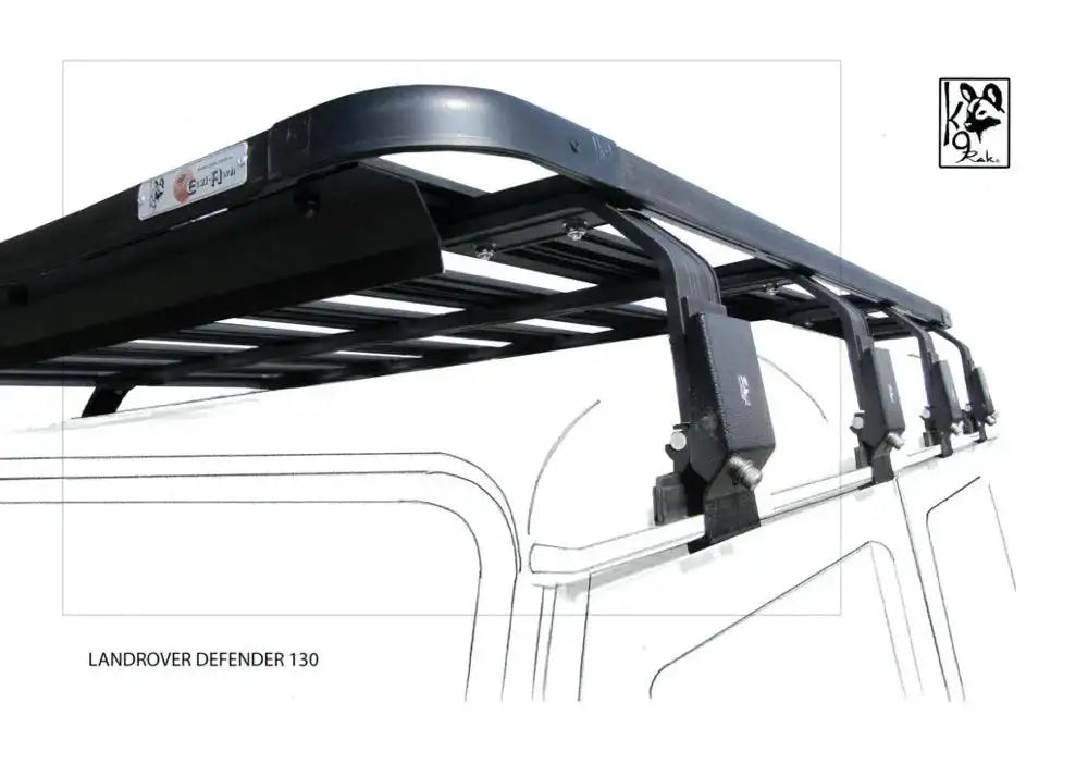 Landrover Defender 130 K9 Roof Racks Expedition Quality - Black Friday Sale - Everything Caravans