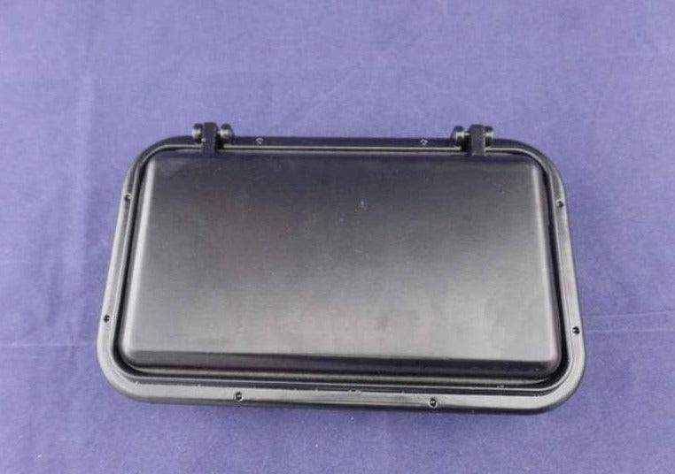 Large Scupper Vent Black - Alloy - Everything Caravans