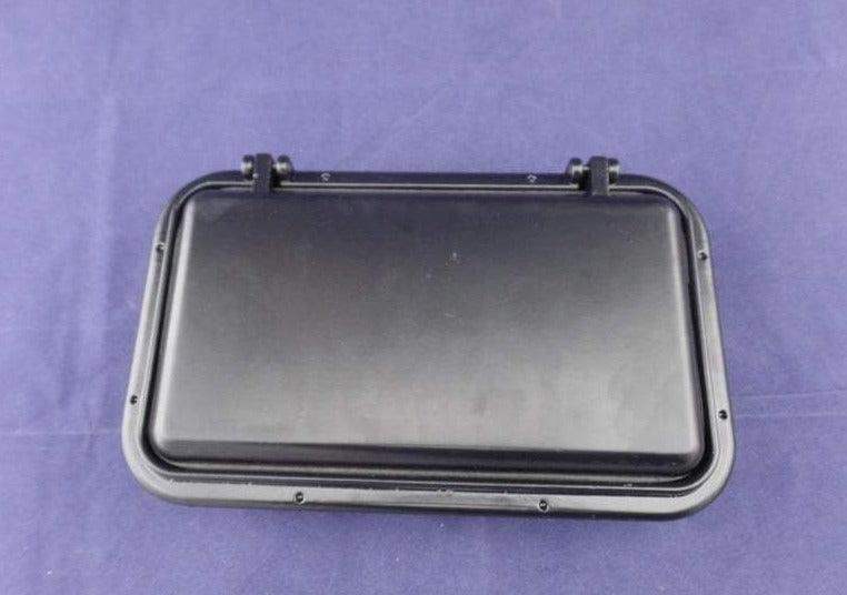 Large Scupper Vent Black - Alloy - Everything Caravans