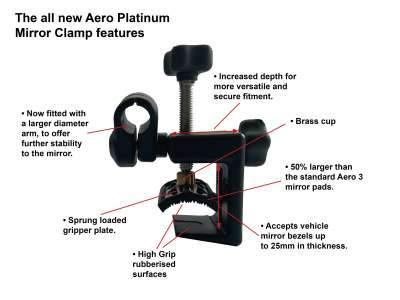 Milenco - Grand Aero Platinum Towing Mirrors - Twin Pack - New 2021 - Everything Caravans