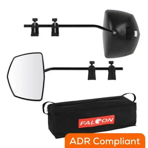 Milenco Grand Falcon Convex Mirror Twin Pack - Everything Caravans