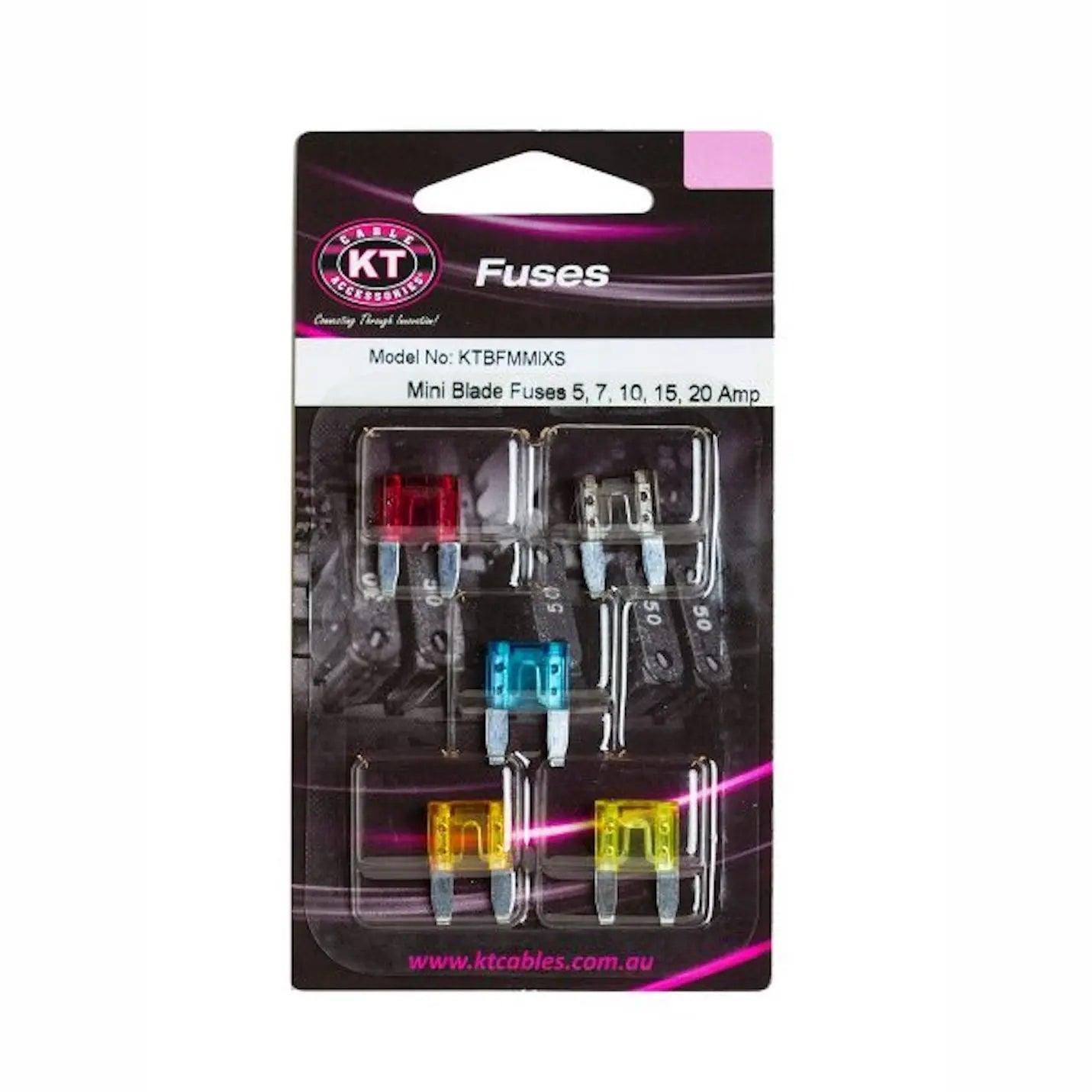 Mini Blade Fuses 57101520 amp -5 - Everything Caravans