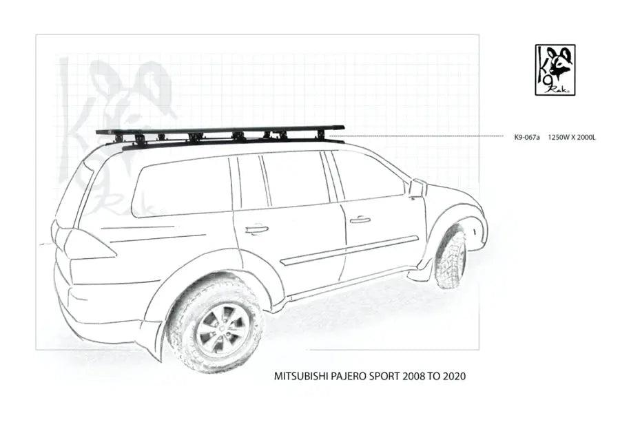 Mitsubishi Challenger Pajero Sport K9 Roof Racks Expedition Quality - Black Friday Sale - Everything Caravans