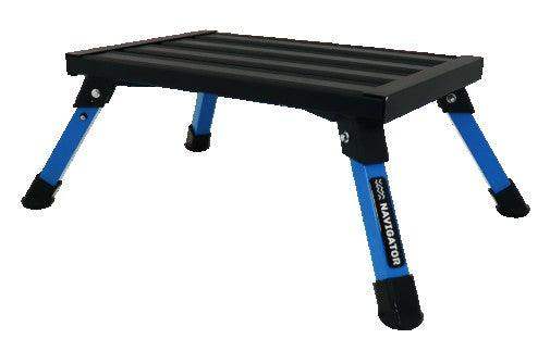 Navigator Gear RV Step Folding Blue Grey - Everything Caravans