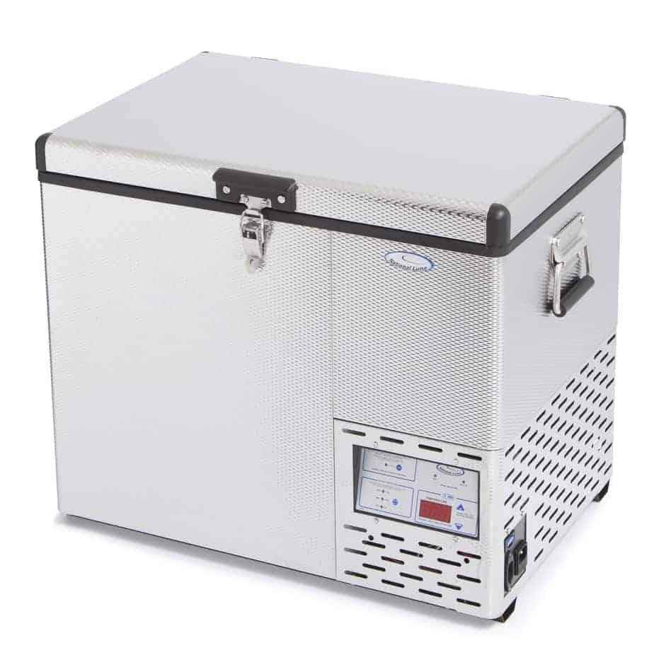 National Luna 40Lt Freezer-Fridge (Stainless Steel) - Everything Caravans