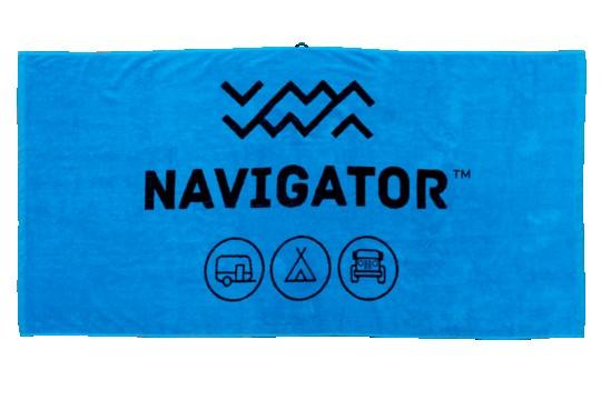 Navigator Gear Beach towel - 765Gsm - Blue - Everything Caravans