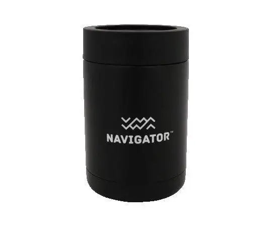 Navigator Gear Double Wall Can Cooler - Stainless Steel Black - Everything Caravans