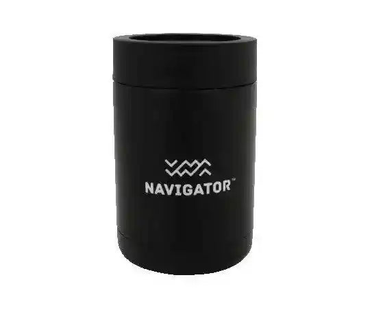 Navigator Gear Double Wall Can Cooler - Stainless Steel Black - Everything Caravans