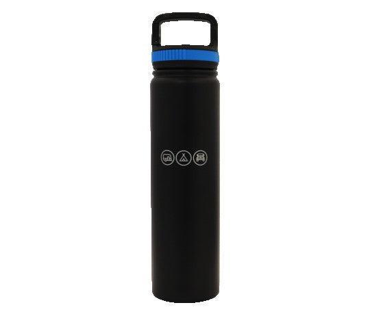 Navigator Gear Double Wall Flask - Stainless Steel Black - Everything Caravans