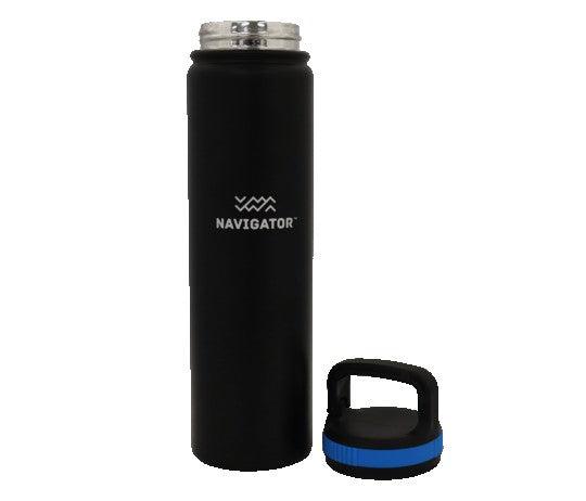 Navigator Gear Double Wall Flask - Stainless Steel Black - Everything Caravans