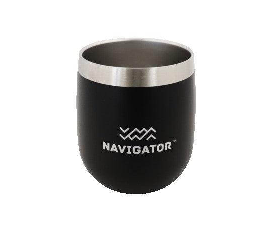 Navigator Gear Double Wall Tumbler - Stainless Steel Black - Everything Caravans