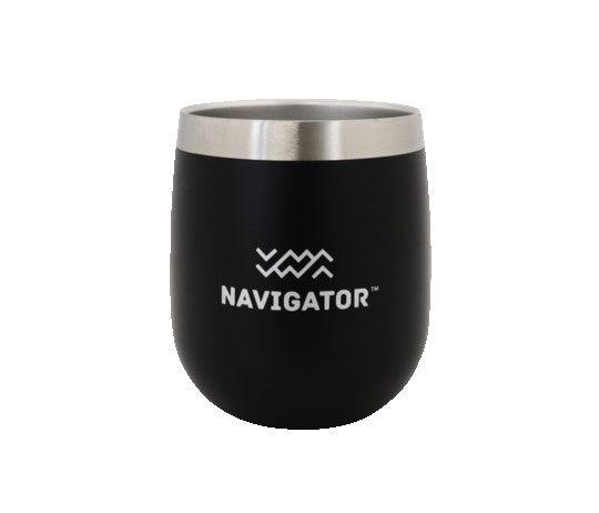 Navigator Gear Double Wall Tumbler - Stainless Steel Black - Everything Caravans