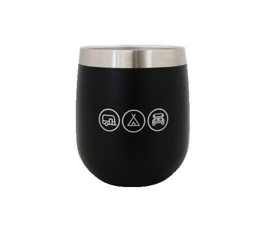 Navigator Gear Double Wall Tumbler - Stainless Steel Black - Everything Caravans